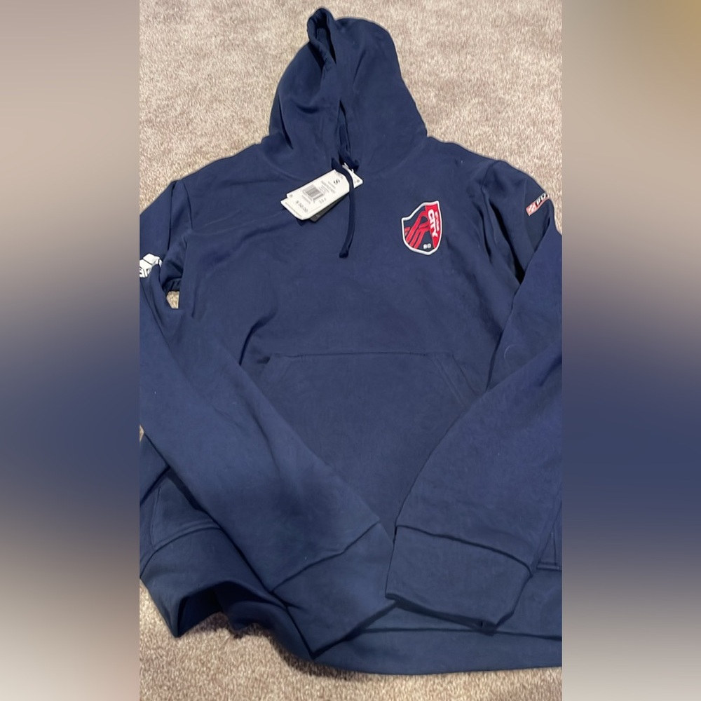 NWT ADIDAS St. Louis CITY Soccer Hoodie Small